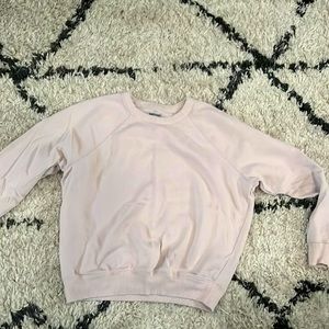 Blush pink aerie crewneck